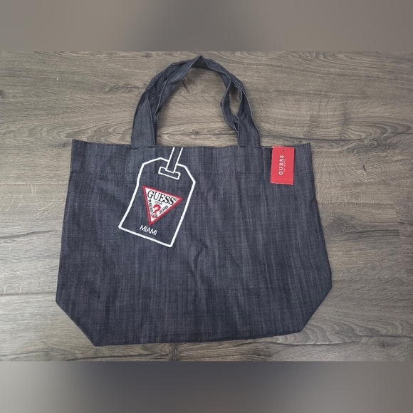 Guess Handbags - Guess Denim Tote Bag NWT